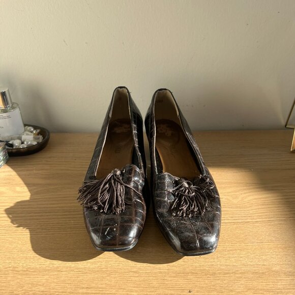 Vintage Leather Heels - Picture 2 of 5